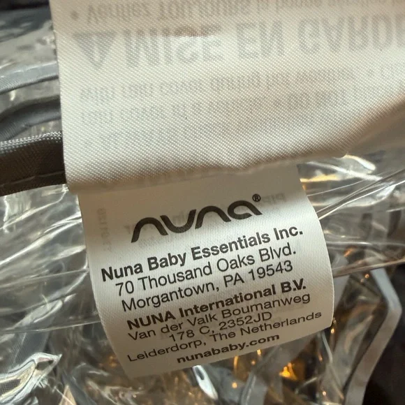 nuna pipa car seat rain cover - Picture 4 of 5